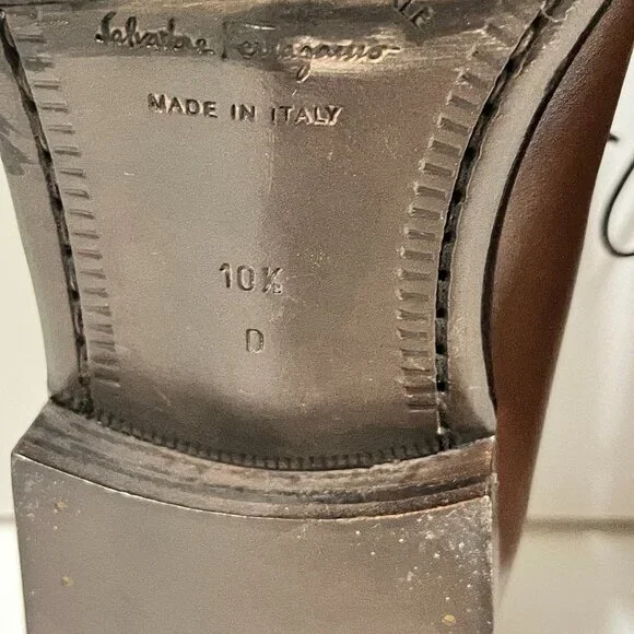 Brown Salvatore Ferragamo Dress Shoe